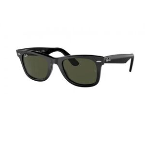 Ray-Ban Wayfarer Black Frame with Green G-15 Lenses 50-22